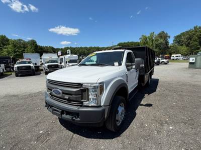 2019 Ford F-450 Stake Bed Truck - Stake Body, 12FT- Solid Panels, Delivery, Hauling, Flatbed, Landscape, Gasoline, Inspected