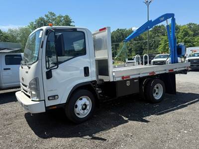 2021 Chevrolet 4500 LCF Truck-Mounted Boom / Crane, Grave Funeral Crane