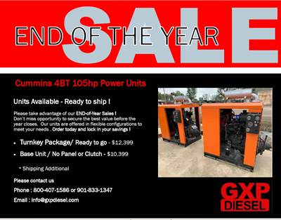 4BT 3.9 Power Unit - YEAR END SALES !!!  Please call or email us