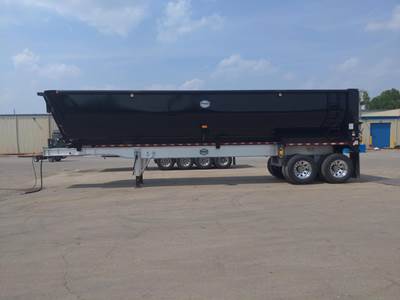 MAC 35 ft Half Round End Dump Trailer - Steel, Air Ride