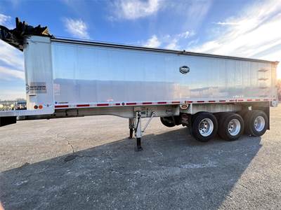 MAC 28 ft End Dump Trailer - Tri Axle, Aluminum, Air Ride