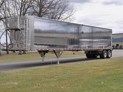 MAC 48x102 Tandem Axle Aluminum Refuse Trailer - Spring