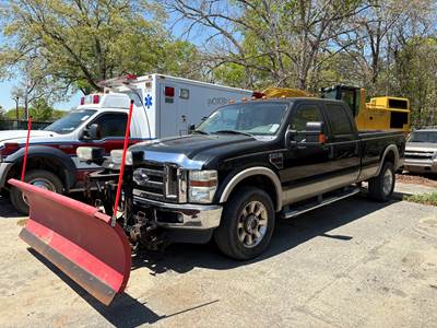 2009 Ford F-350 Lariat Super Duty w/Plow, 4x4 V8 Power Stroke Automatic