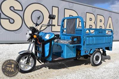 IRET13, Blue, Electric Power, Cargo Bed, Lights, Mirrors, Front Bench Seat,