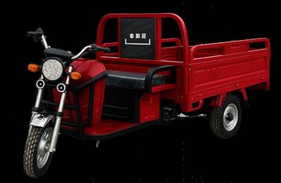 Three Wheel Golf Cart With Dump Bed Red, Assembly Required, Color May Differ