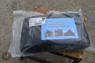 Black OUTDOOR PATIO FABRIC