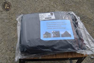 Black OUTDOOR PATIO FABRIC