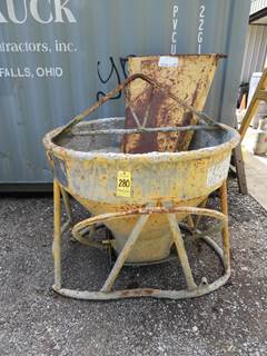 Camlever SQUARE BEAM CONCRETE BUCKET W/CHUTE