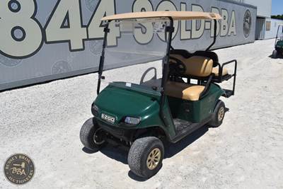 Ezgo Golf Cart Gas Engine, Hard Top, 4 Passenger, Runs  Operates, Sn#; (***No