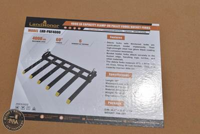 LANDHONOR CLAMP ON PALLET FORKS BUCKET FORKS ATTACHMENT