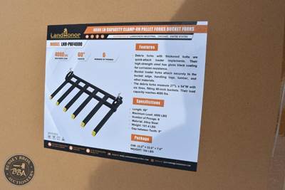 LANDHONOR CLAMP ON PALLET FORKS BUCKET FORKS ATTACHMENT