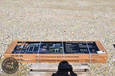 LANDHONOR METAL GARAGE SHED