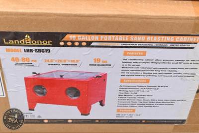 LANDHONOR PORTABLE SAND BLASTING CABINET