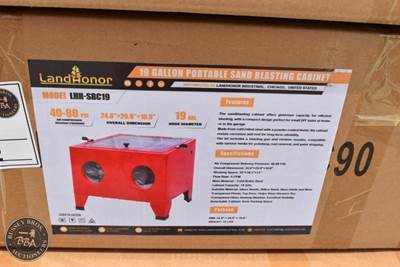 LANDHONOR PORTABLE SAND BLASTING CABINET
