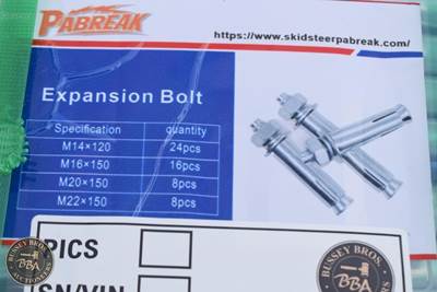 PABREAK EXPANSION BOLT ASSORTMENT