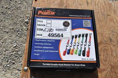 PABREAK PORTABLE DOUBLE-HOOK RATCHET TIE DOWN STRAPS