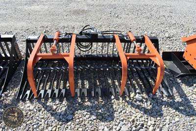PABREAK ROCK AND BRUSH GRAPPLE BUCKET ATTACHMENT