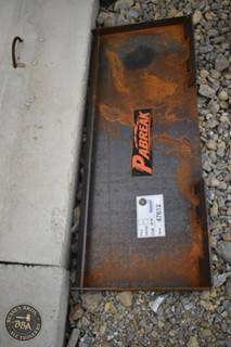 PABREAK SKID STEER WELD-ON ATTACHMENT PLATE