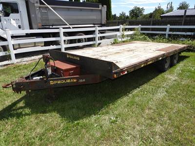 PEQUEA 20' TANDEM AXLE DECK OVER TRAILER