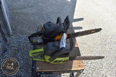 POULAN PRO TWO CHAIN SAWS