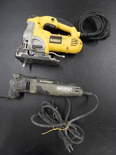Rockwell SONICRAFTER OSCILLATING TOOL & DEWALT JIG SAW
