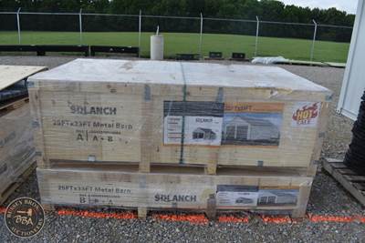 SDLANCH DOUBLE GARAGE METAL SHED