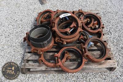 10" HOSE CLAMPS AND RUBBER SEALS