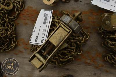 Us Military 3/16 Inch Rigging Chains, 6,000lb. Capacity With 2 Binders