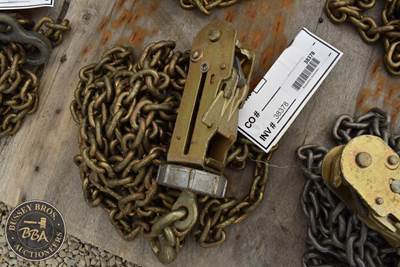 Us Military 3/16 Inch Rigging Chains, 6,000lb. Capacity With 2 Binders
