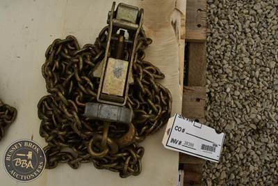 Us Military 3/16 Inch Rigging Chains, 6,000lb. Capacity With 2 Binders