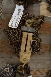 Us Military 3/16 Inch Rigging Chains, 6,000lb. Capacity With 2 Binders