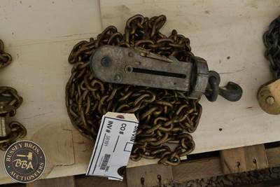 Us Military 3/16 Inch Rigging Chains, 6,000lb. Capacity With 2 Binders