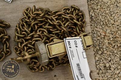 Us Military 3/16 Inch Rigging Chains, 6,000lb. Capacity With 2 Binders