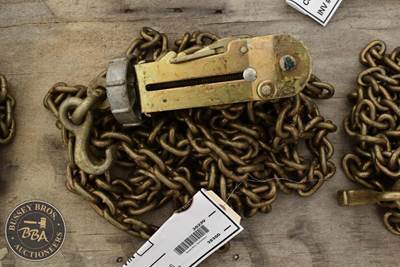 Us Military 3/16 Inch Rigging Chains, 6,000lb. Capacity With 2 Binders