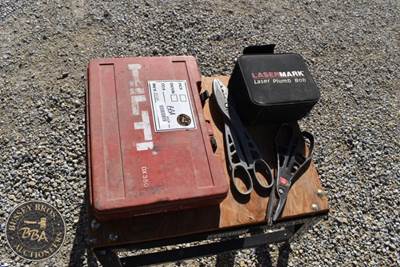 Hilti DX 350 Powder-Actuated Tool With Case  Lasermark Laser Plumb Bob