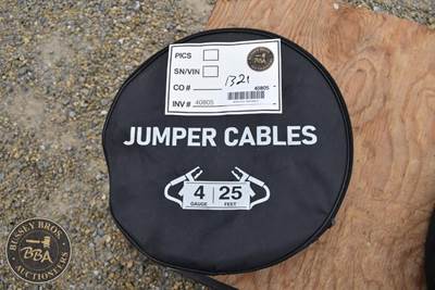 4 Gauge, 25 Feet, Includes Carrying Case.