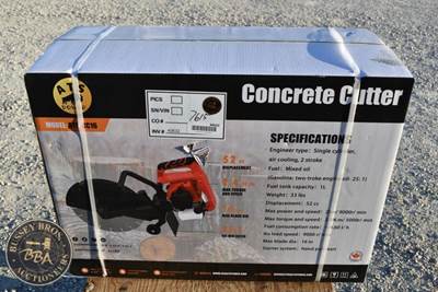 Ats GC16 Concrete Cutter, 52cc, 2.8 HP, 14" Blade Diameter, Single Cylinder