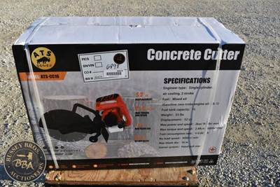 Ats Concrete Cutter Ats-CC16, 52 cc, 16-inch Max Blade Diameter, Single Cylinder