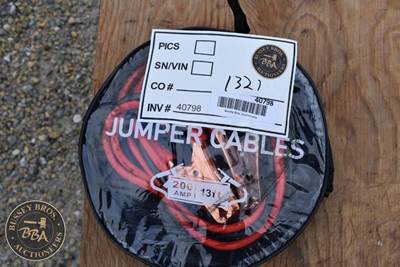 200 Amp Jumper Cables, 13 ft Length, Includes Storage Case