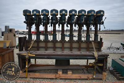 Rockwell 70-400 Multi-Spindle Drill Press, Featuring 9 Spindles, 300-5000 RPM