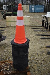 Traffic Safety Cones Lot Contains 25 New/Unused Cones
