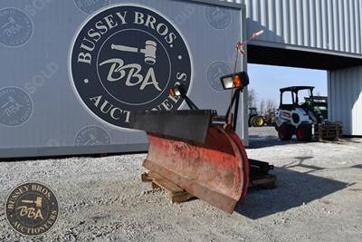 90 Inch Steel Snow Plow, Steel, Marker Sticks, Lighs,