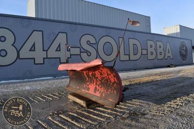 Pro Guard 90 Straight Blade Snow Plow, Steel, Steel Cutting Edge, Marker Sticks,