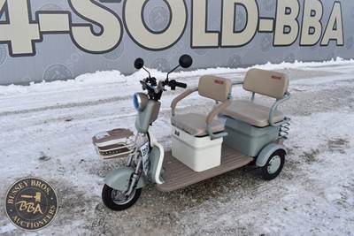 Iranch IRGC40 3 Wheeled Electric Cart Front And Rear Bench Seats, Lights,