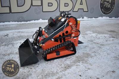 Ats Power T460 Stand On Skid Steer Rubber Tracks Work Lights, Gas Engine, Aux