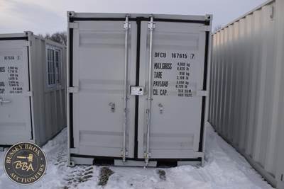 11ft Office Container Wood Floor, Side Entry Door, Window, Fork Pockets, Window