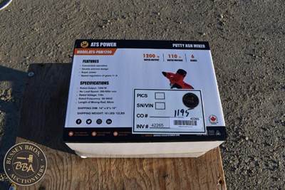 Ats Power Electric Morter Mixer , New/Unused