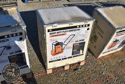 Ats Power Walk Behind Plate Compactor Gas Engine 22X17 Inch Plate, New/Unused