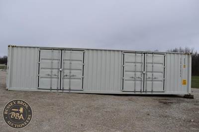 40ft Shipping Container 4 Side Entry Doors, Rear Double Doors, Wood Floor, One