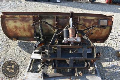 Truck Mount Snow Plow Straight Blade With Lights